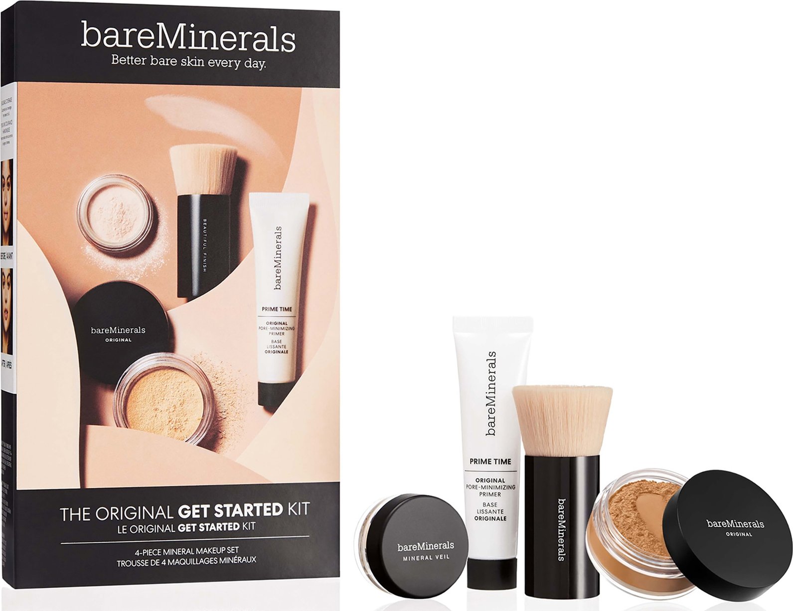bareMinerals The Original Get Started Kit 4-teiliges Mineral-Make-up-Set (Verschiedene Farbtöne) - Neutral Tan