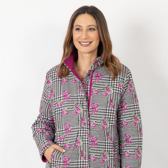 Damen-Wendejacke 'Roybon' beere/multicolor