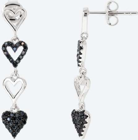 Ohrhänger 925 Sterling Silber Spinell