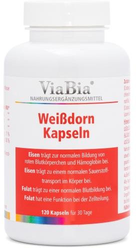 VIABIA Weißdorn 120 Kapseln