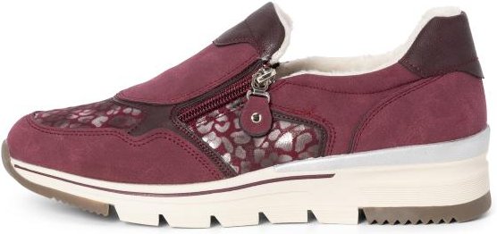 TOPWAY COMFORT Damenslipper burgundy
