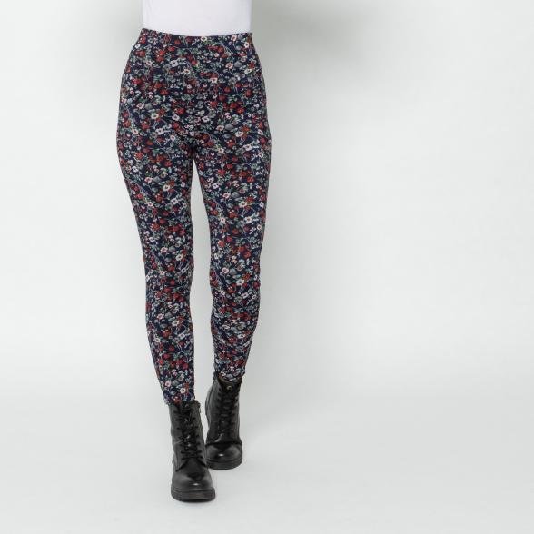 FASHION NEWS Thermo-Fleece-Leggings marine/multi