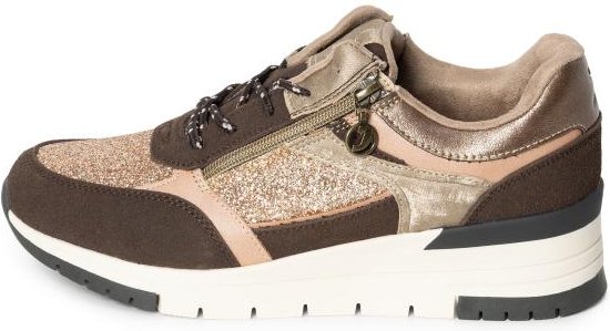 Damensneaker braun/bronze
