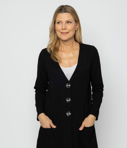 VANESSA STYLE Damen-Cardigan schwarz
