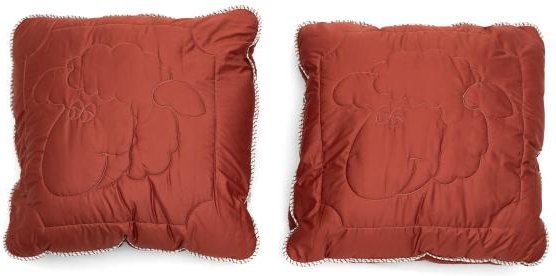 Thumbnail - Stoffhanse Microschaf Kissen2x 80x80 bordeaux