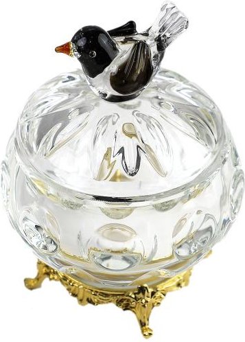 Crystal Dreams Deckeldose Vögelchen