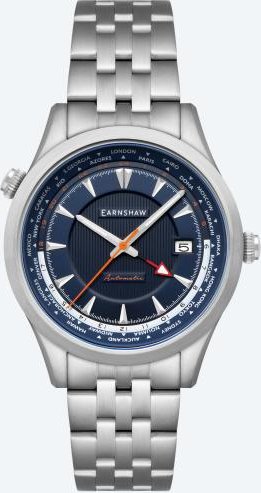 EARNSHAW Herrenuhr "World Timer GMT Automatic"