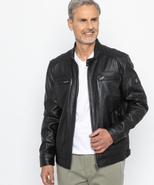 OTTO KERN Herren-Lederjacke schwarz