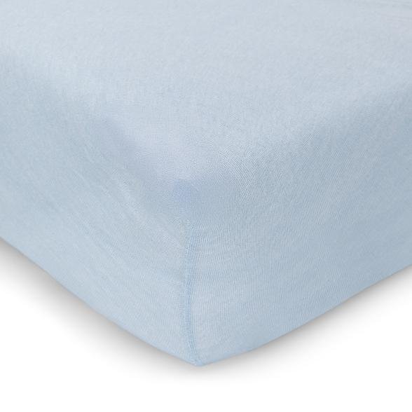 Spannbettlaken 150x200 blau