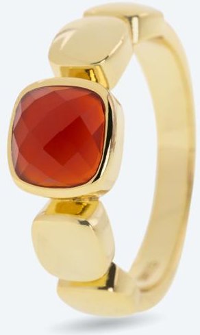 Ring 925 vergoldet Karneol