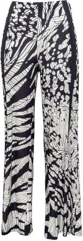 Perfectly JU Hose 'Jana' Culotte schwarz/weiß