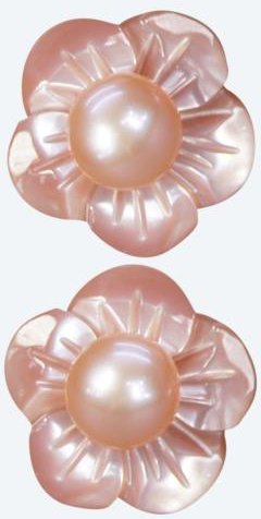 Ohrstecker 925 rhod. Perlmutt, SWZPerle