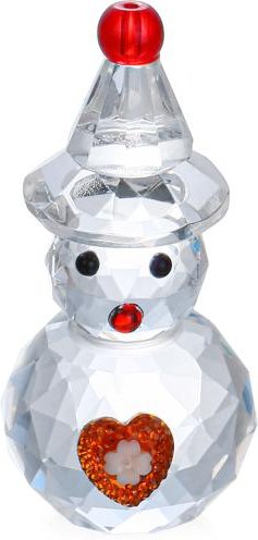 Crystal Dreams Schneemann 6,5cm mit Herz