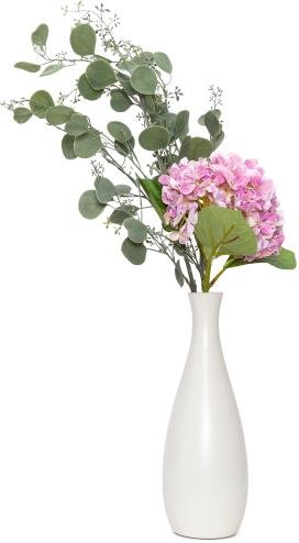 Hortensie u. Eukalyptus mit Vase