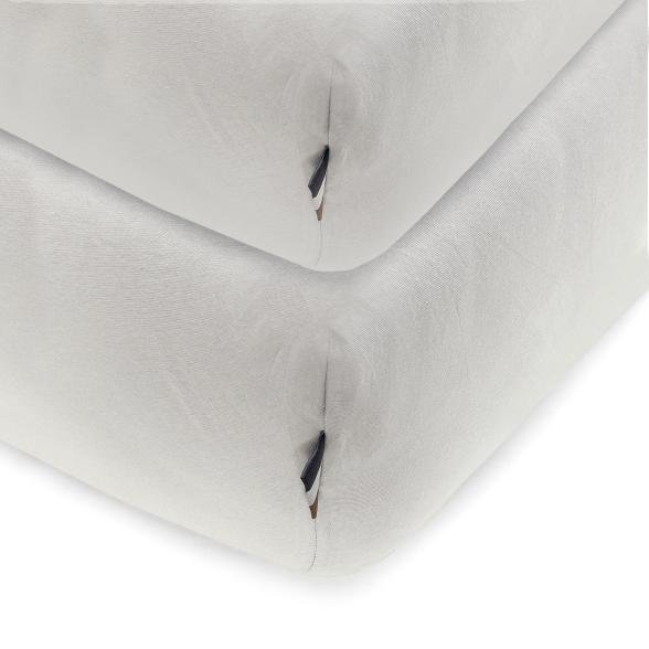 Bugatti Spannbettlaken 2er Set grau