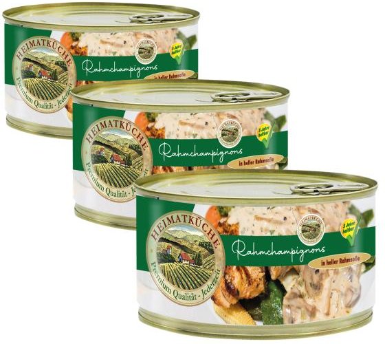 Rahmchampignons Hell 400g