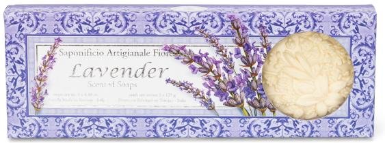 Fiorentino Hartseifen Set Lavendel 3x125 gr