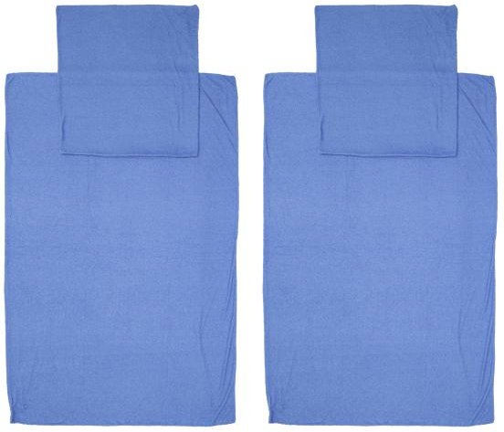 Teddy Bettwäsche 4tlg. blau