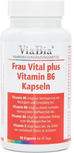 ViaBia Frau Vital plus Vitamin B6 90 Kapseln