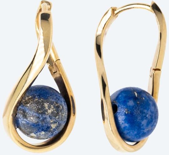 Christian Materne Ohrhänger 925 verg. Lapis