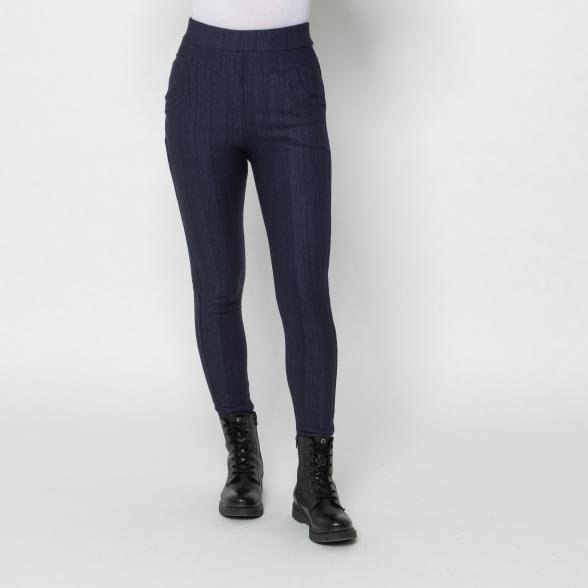 FASHION NEWS Thermo-Fleece-Jeans-Leggings marine