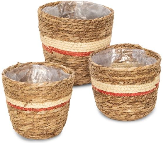 Korbset 3tlg. orange