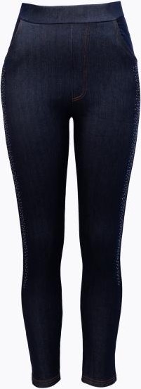 Antonio Winter Damen Leggings, jeans mit Strass