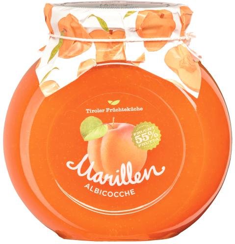 Marillenkonfitüre Dekoglas 460g