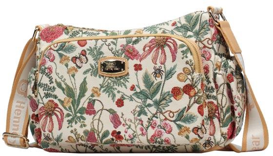 Henney Bear Umhängetasche beige/gemustert