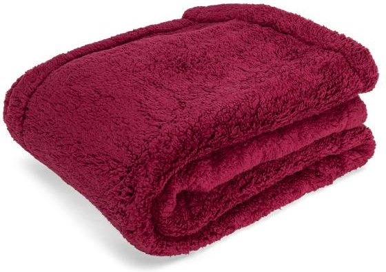 Sherpadecke 150x200cm burgunder