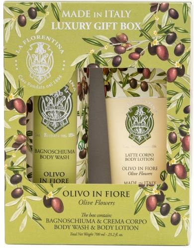 Body Care Box - Oliven Blumen