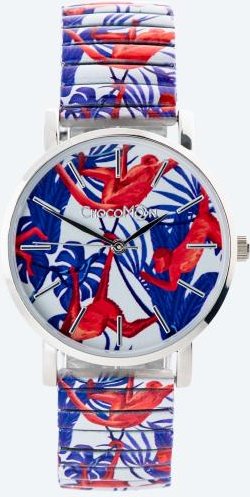 ChocoMoon Damenuhr "Red Monkeys" Quarz