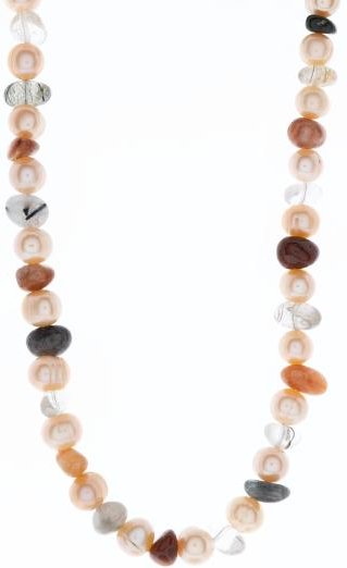 Collier Quarz multicolor, SWZPerlen