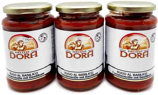 Sugo al Basilico 1110 ml, netto 1050g