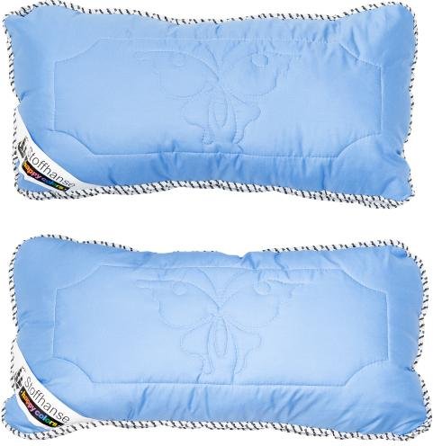 Stoffhanse Kissen 40x80 2tlg. blau