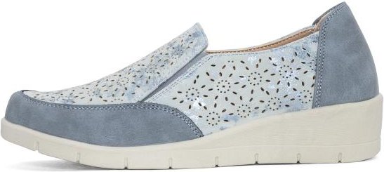 TOPWAY COMFORT Damenslipper blau
