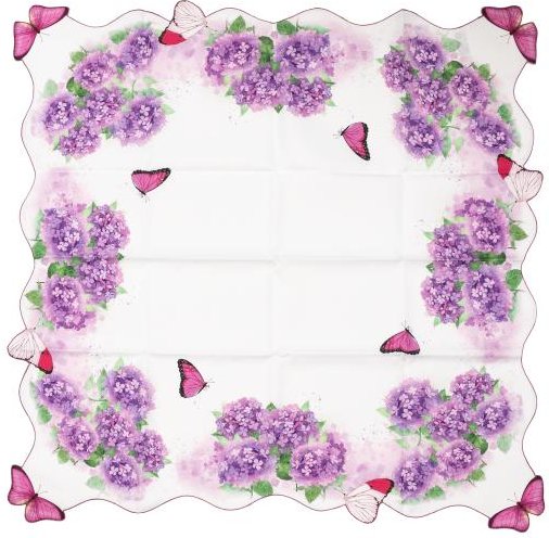 Thumbnail - Mitteldecke Schmetterling lila