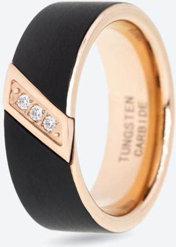 Ring Wolfram-Karbid Zirkonia