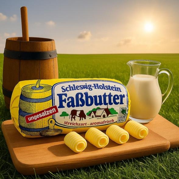 Fassbutter Rolle Ungesalzen