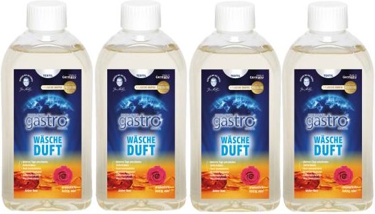 gastro Wäscheduft 4x500ml Amber/Rose