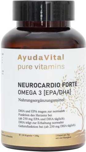 Thumbnail - AYUDA VITAL NeuroCardio Forte Omega 3 (DHA & EPA)