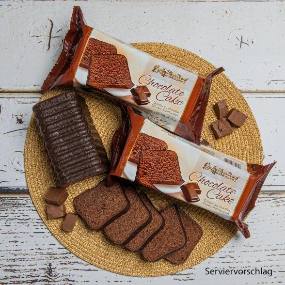 Schlünder Kakaokuchen mit Schokostückchen&Schokola