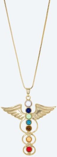 Anhänger Engel mit Kette 925 vergoldet