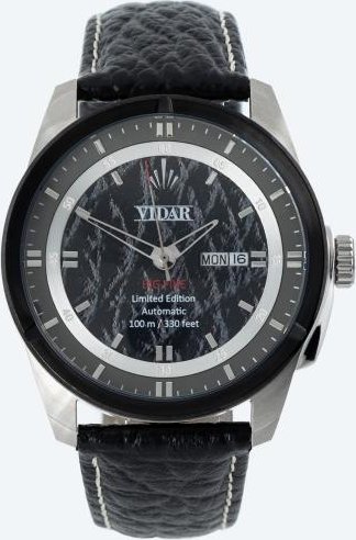 VIDAR Herren-Automatikuhr "Big 5 - Büffel" 10 ATM