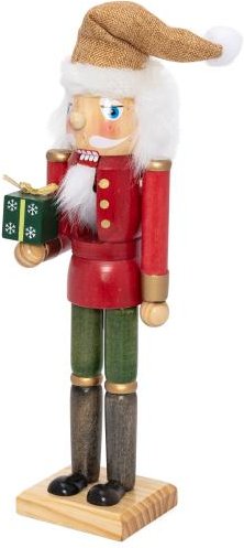 Nussknacker Holz mit Geschenk 38cm