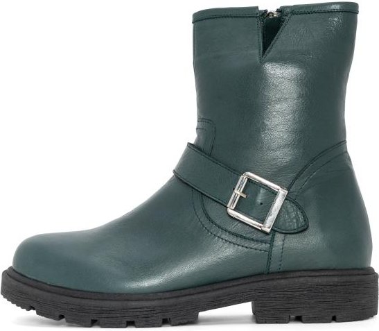 Andrea Conti Damen Lederstiefelette dunkelgrün