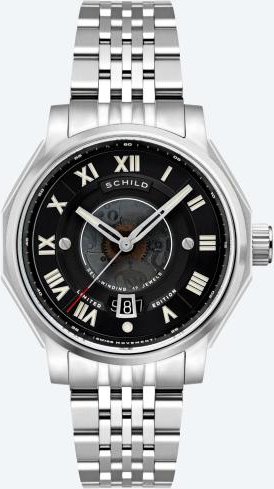 SCHILD Herren-Automatikuhr "Johann Swiss", AS-5203
