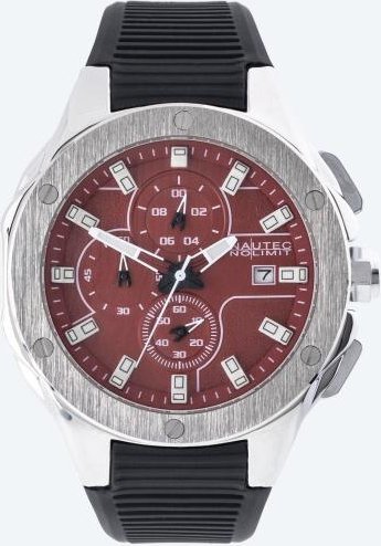 NAUTEC Herren-Chronograph "Vindonnus T3" rot