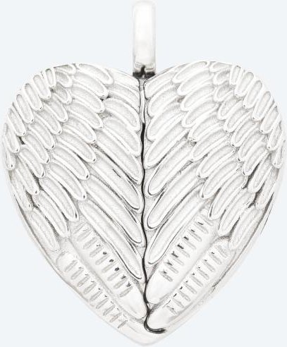 Medaillon Engelsflügel 925 St. Silber rhodiniert