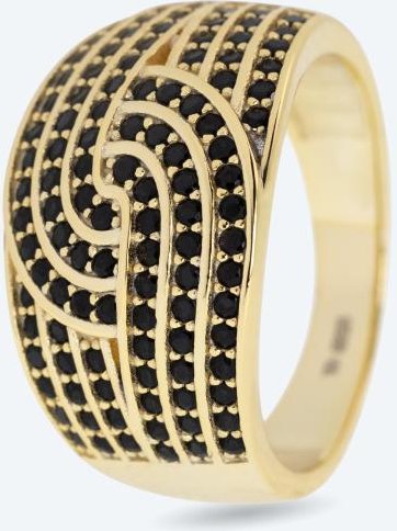 Ring 925 Silber vergoldet Spinell